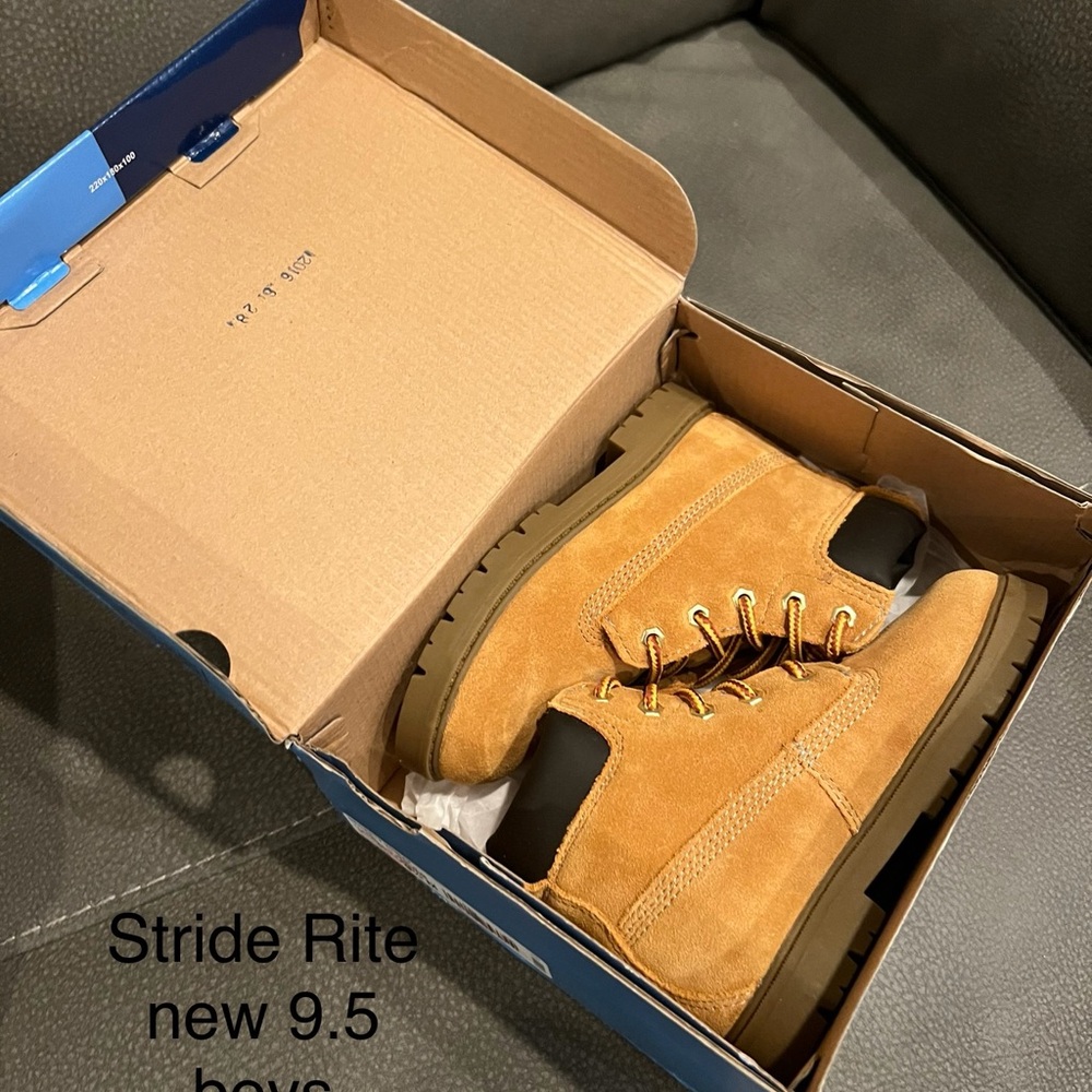 Stride Rite Brown Boys Boots